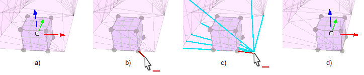 point-to-point snapping to geometry